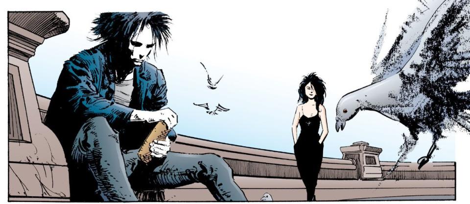 Morpheus and Death in 'The Sound of Her Wings' (Photo: DC Comics)