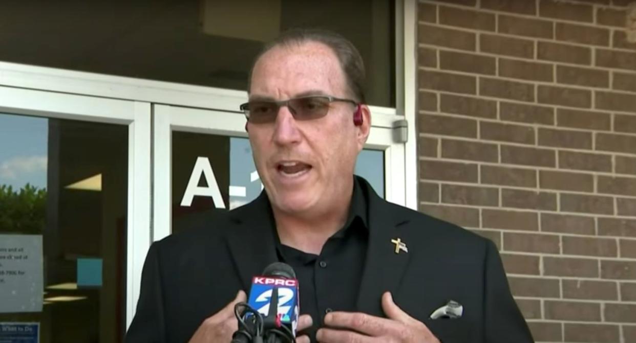 Keith Nielson faced calls to resign over a racist social media post even before he took over as the Harris County GOP chairman. (Photo: KPRC 2 Click2Houston)
