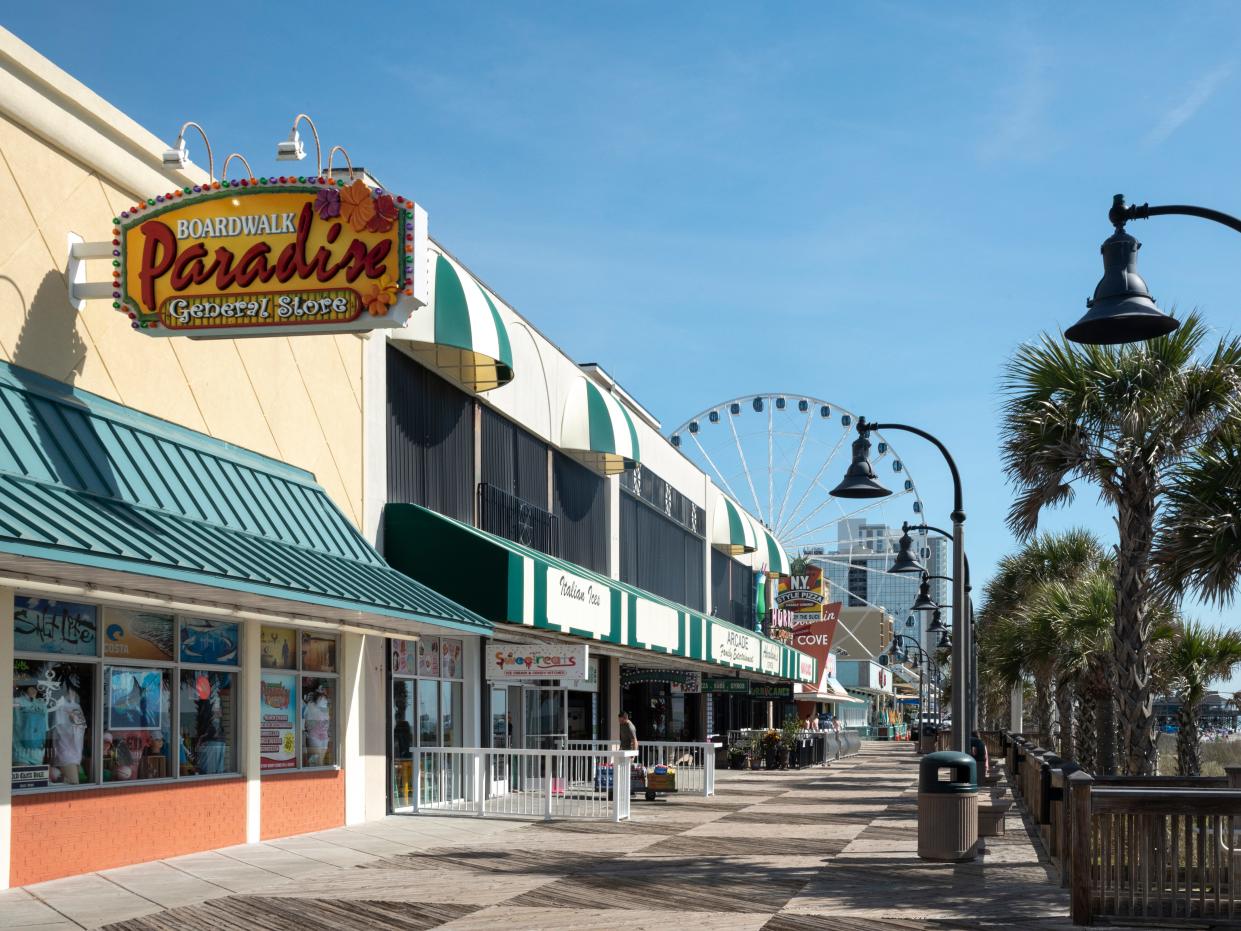 Myrtle Beach empty deserted coronavirus