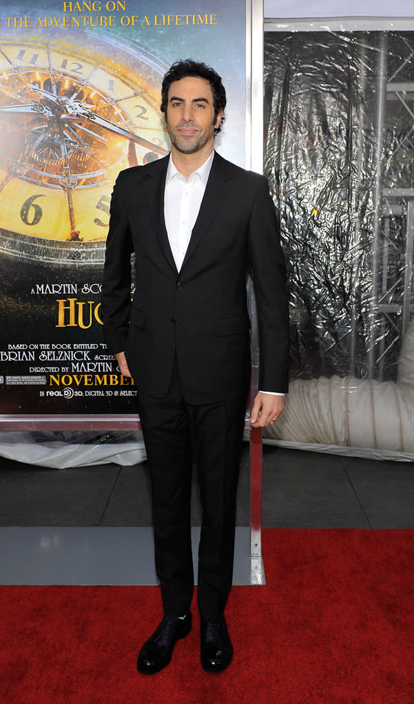 Hugo NY Premiere 2011 Sacha Baron Cohen