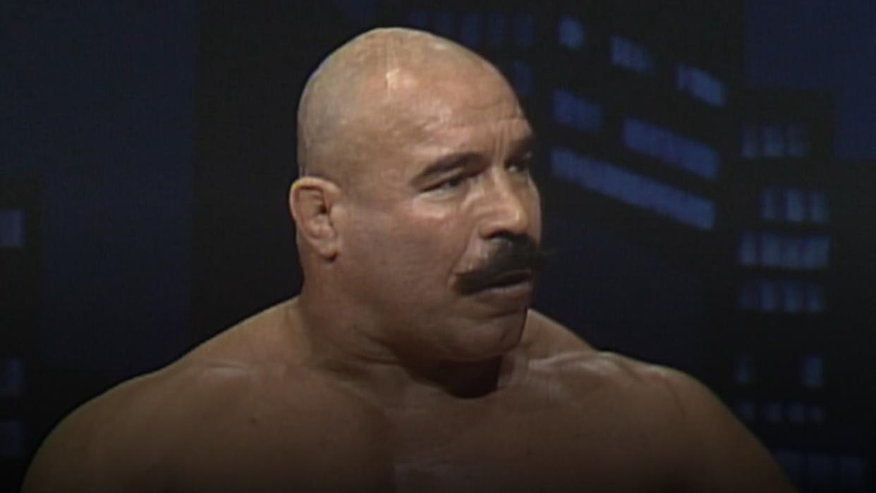  The Iron Sheik interviewed by Vince McMahon on Tuesday Night Titans 