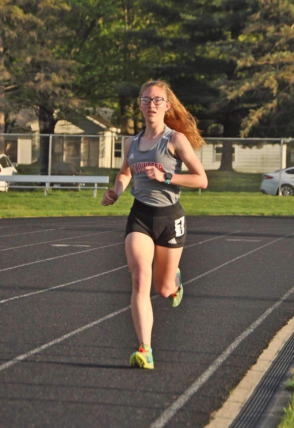 Coldwater's sophomore Lainey Yearling qualified for the MHSAA State Finals with her second place finish in the 3200 meter run at regionals on Friday
