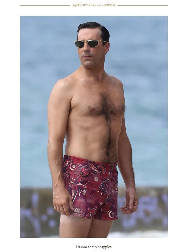 Jon Hamm. Photo: 'Jon Hamm's Wang'.