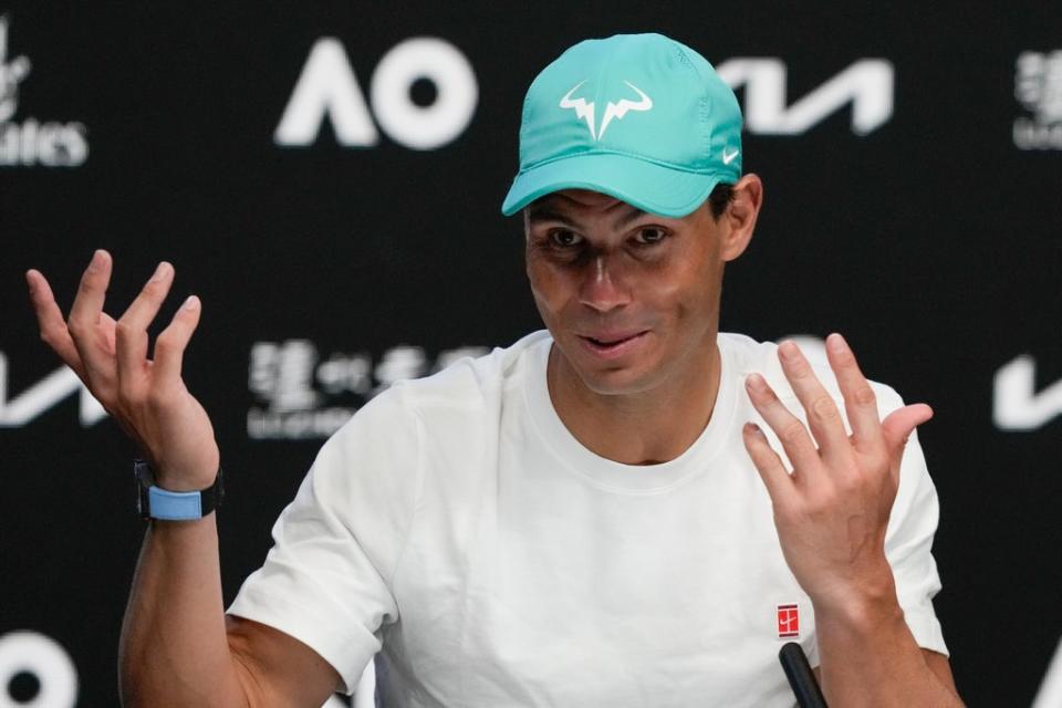 Rafael Nadal gave some strong opinions during his pre-tournament press conference in Melbourne (Simon Baker/AP) (AP)
