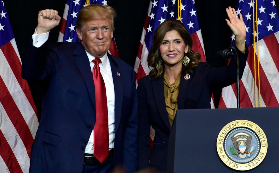 Kristi Noem is a potential running mate for Donald Trump