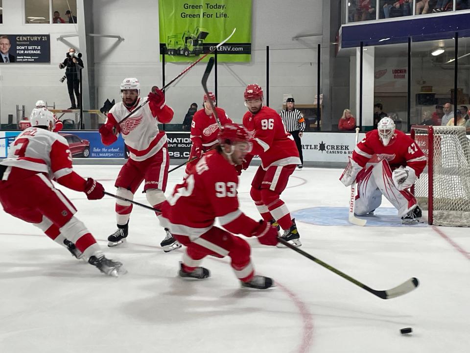 Detroit Red Wings scrimmage, Sept. 24, 2023 in Traverse City.