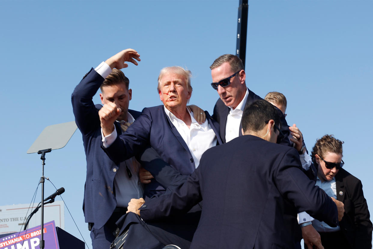 Donald Trump in Butler, PA  Anna Moneymaker/Getty Images