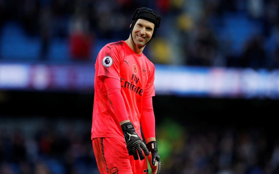 Petr Cech says Arsenal are not measuring themselves against Tottenham - REUTERS