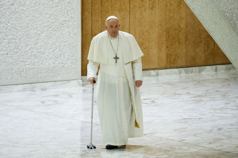 Weekly general audience in Paul VI hall at the Vatican