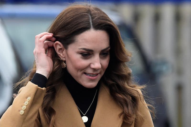 Britain's Catherine, Duchess of Cambridge visits Cardiff