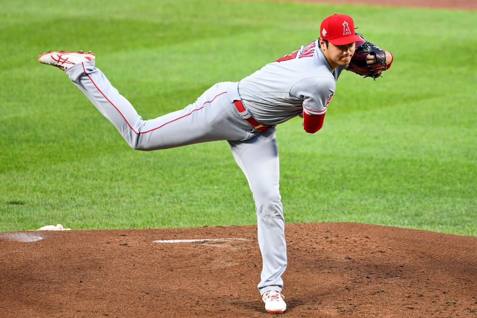 洛杉磯天使二刀流大谷翔平將於9月11日再次登板。（Photo by: Chris Bernacchi/Diamond Images via Getty Images）