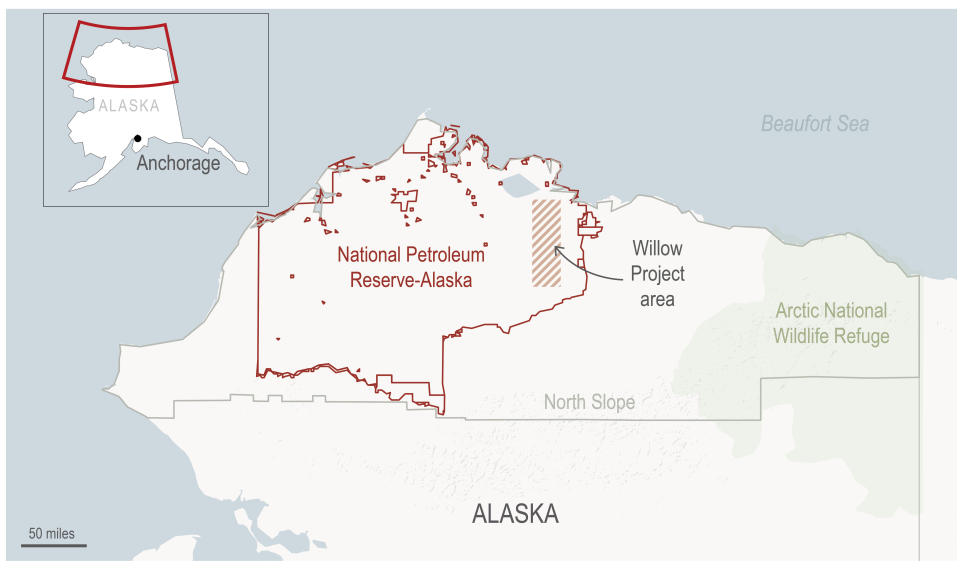 Supporters say a major oil project President Joe Biden is OK'ing on Alaska’s petroleum-rich North Slope represents an economic lifeline for Indigenous communities while environmentalists say it runs counter to his climate goals.