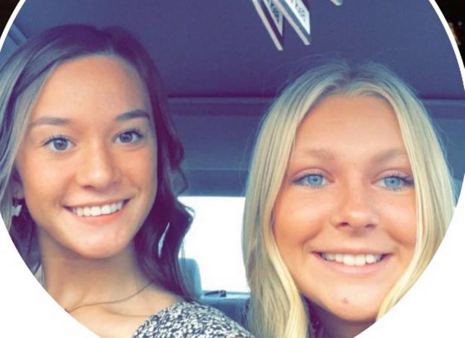 Brooklyn Ferrell, left, is shown in a photo with her friend Natalie Martin. Ferrell has started a GoFundMe account to help pay for funeral costs of Martin, who was killed Tuesday in Myrtle Beach. Brooklyn Ferrell's Facebook page