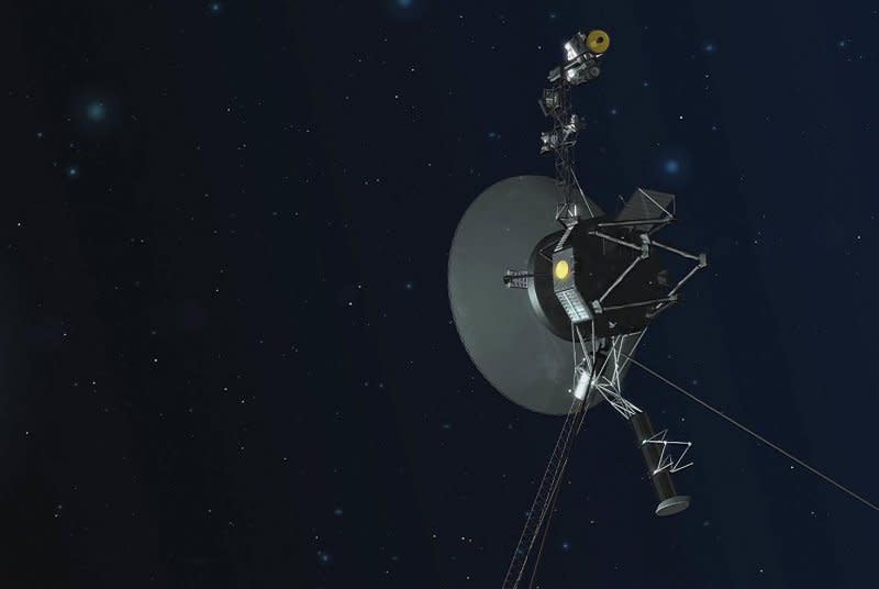 The twin Voyager 1 (pictured) and 2 spacecraft are interstellar space, continuing their more-than-40-year journey since their 1977 launches. File Photo courtesy of NASA