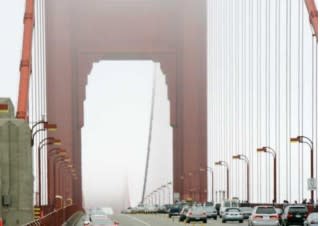 Golden Gate Bridge, connecting San Francisco and Marin County, California