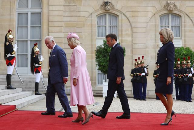 France is rolling out the red carpet for King Charles III's three