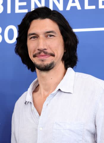 <p>Andreas Rentz/Getty Images</p> Adam Driver attends a photocall for the movie "Ferrari" at the 80th Venice International Film Festival on August 31, 2023 in Venice, Italy