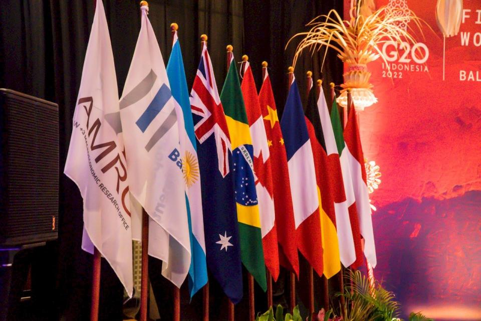 在印尼舉行的20大工業國家(G20)外長會議。( 圖：FB/@G20 Indonesia)
