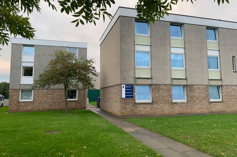 Buildings affected by RAAC at the University Hospital of North Tees in Stockton