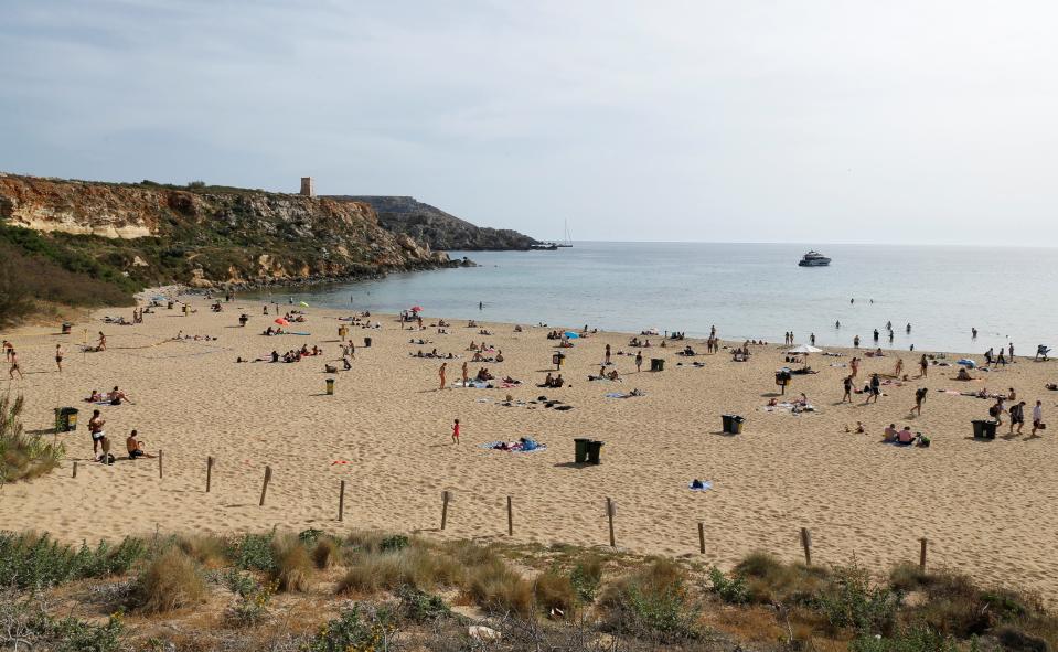 Stephen Martin Thomas moved to Malta to start a new life three years ago (pictured a beach in Malta) (REUTERS)