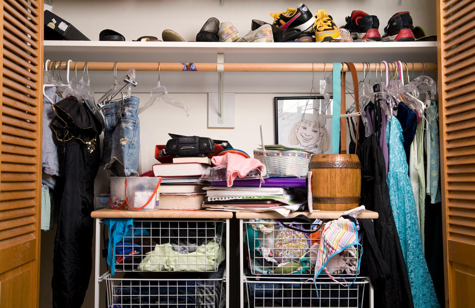 If your wardrobe looks like this, it's time to give it a makeover! (Image: Getty Images)