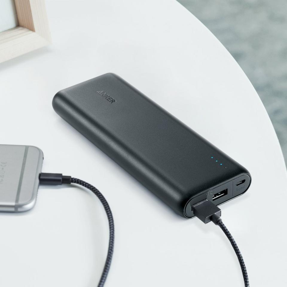 Find this Portable Charger Anker PowerCore for $46 on <a href="https://amzn.to/2PLFvY5" target="_blank" rel="noopener noreferrer">Amazon</a>.