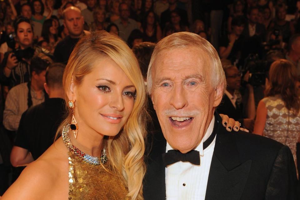 Keep Dancing: Original ‘Strictly’ presenters, Tess Daly and the late Bruce Forsyth (Getty Images)