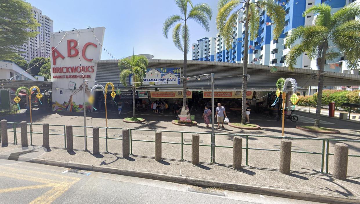 The Ministry of Health will conduct tuberculosis screening for stallholders and employees at the ABC Brickworks Market and Food Centre. (PHOTO: Screenshot/Google Maps)