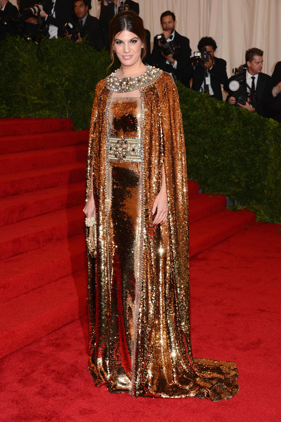 NEW YORK, NY - MAY 07: Bianca Brandolini D'Adda attends the "Schiaparelli And Prada: Impossible Conversations" Costume Institute Gala at the Metropolitan Museum of Art on May 7, 2012 in New York City. (Photo by Dimitrios Kambouris/Getty Images)