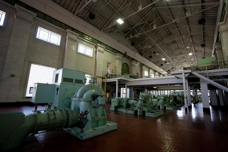 A view of a water pump station for Greater Cincinnati Water Works on Friday, Sept. 15, 2023. The building was originally constructed in 1905.
