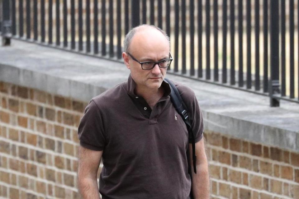 Boris Johnson's top aide Dominic CummingsPA