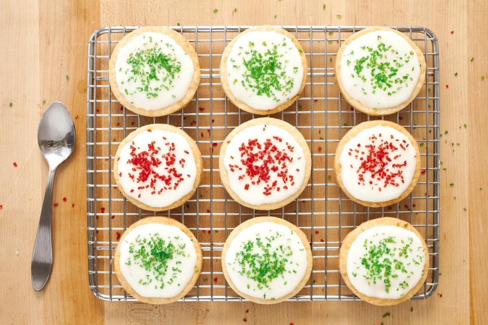 This undated photo provided by America's Test Kitchen in October 2018 shows Foolproof Holiday Cookies in Brookline, Mass. This recipe appears in the cookbook "The Perfect Cookie." (Daniel J. van Ackere/America's Test Kitchen via AP)