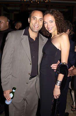 Roger Guenveur Smith and Carmen Chaplin at the LA premiere of All About The Benjamins