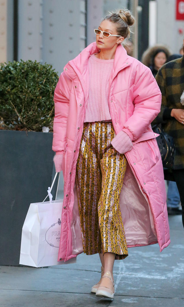 Gigi Hadid Channels Her Inner Pink Lady, Gerard Butler, Naomi Watts & More