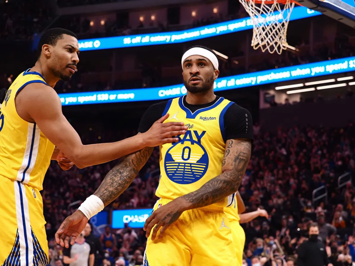 Watch: Warriors’ Gary Payton II soars for powerful putback dunk on Christmas day vs. Suns