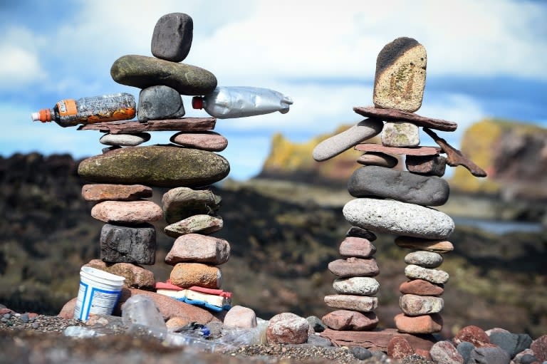 The contest's founder describes stone stacking as "the most ancient art form"