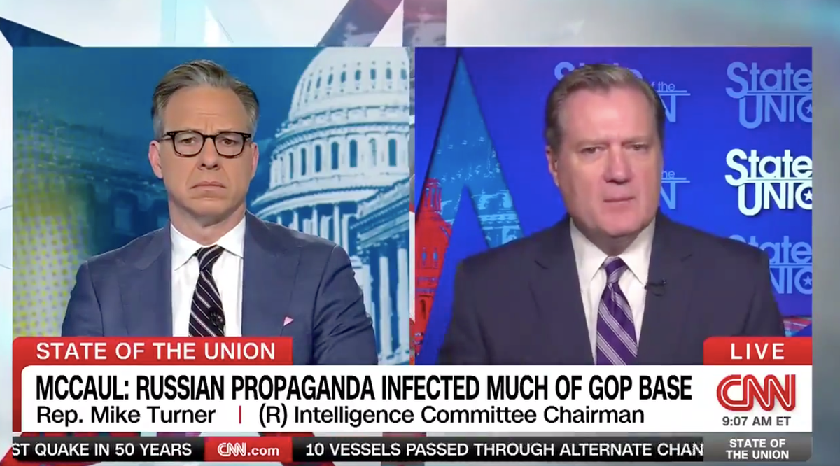 Mike Turner (right) during his interview on CNN (CNN)