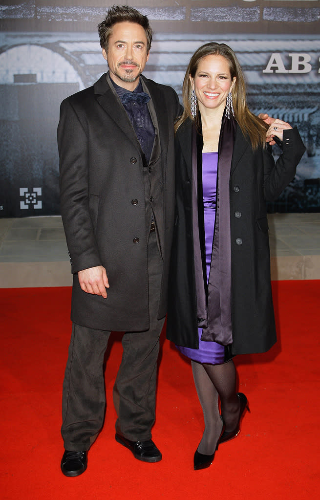 Sherlock Holmes Berlin Premiere 2010 Robert Downey Jr. Susan Downey