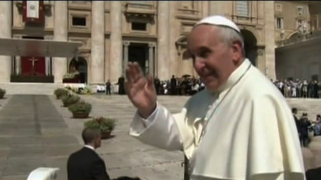 Pope Francis blesses bikies