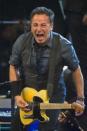 Bruce Springsteen performs at Madison Square Garden in New York, April 9, 2012.
