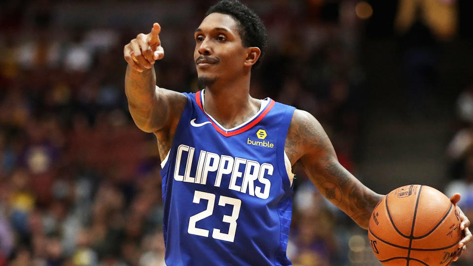 Lou Williams, pictured here in action for the LA Clippers in the NBA.