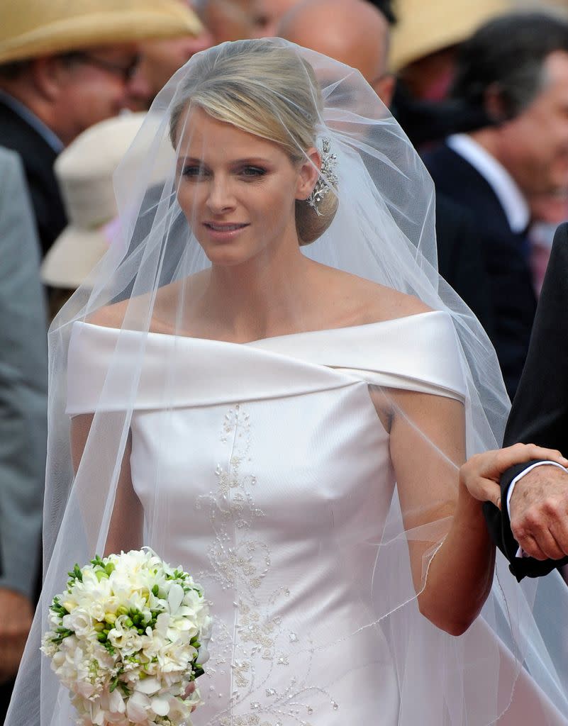 Vestido de novia de Charlene de Mónaco