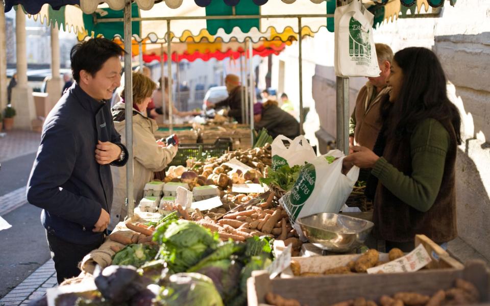 Stroud Farmers Market, Gloucestershire, UK