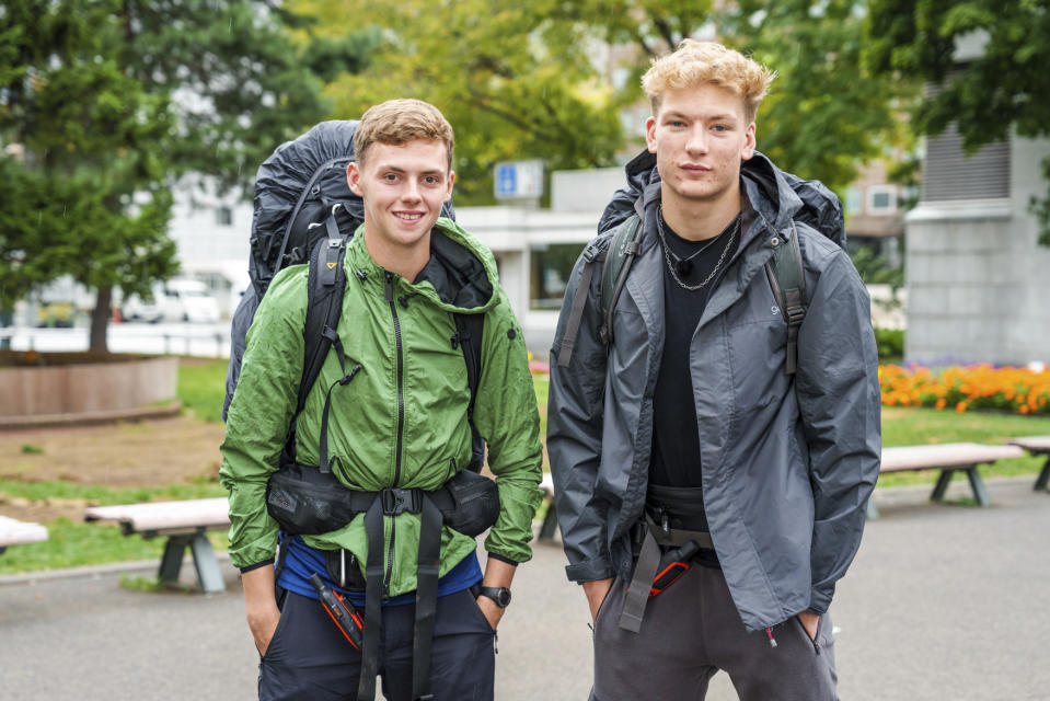 Alfie and Owen on Race Across the World 2024