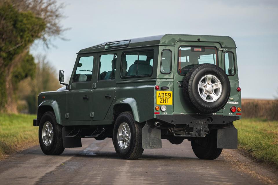A Land Rover used by the late Duke of Edinburgh was sold for £123,750 at the same sale. (Silverstone Auctions)