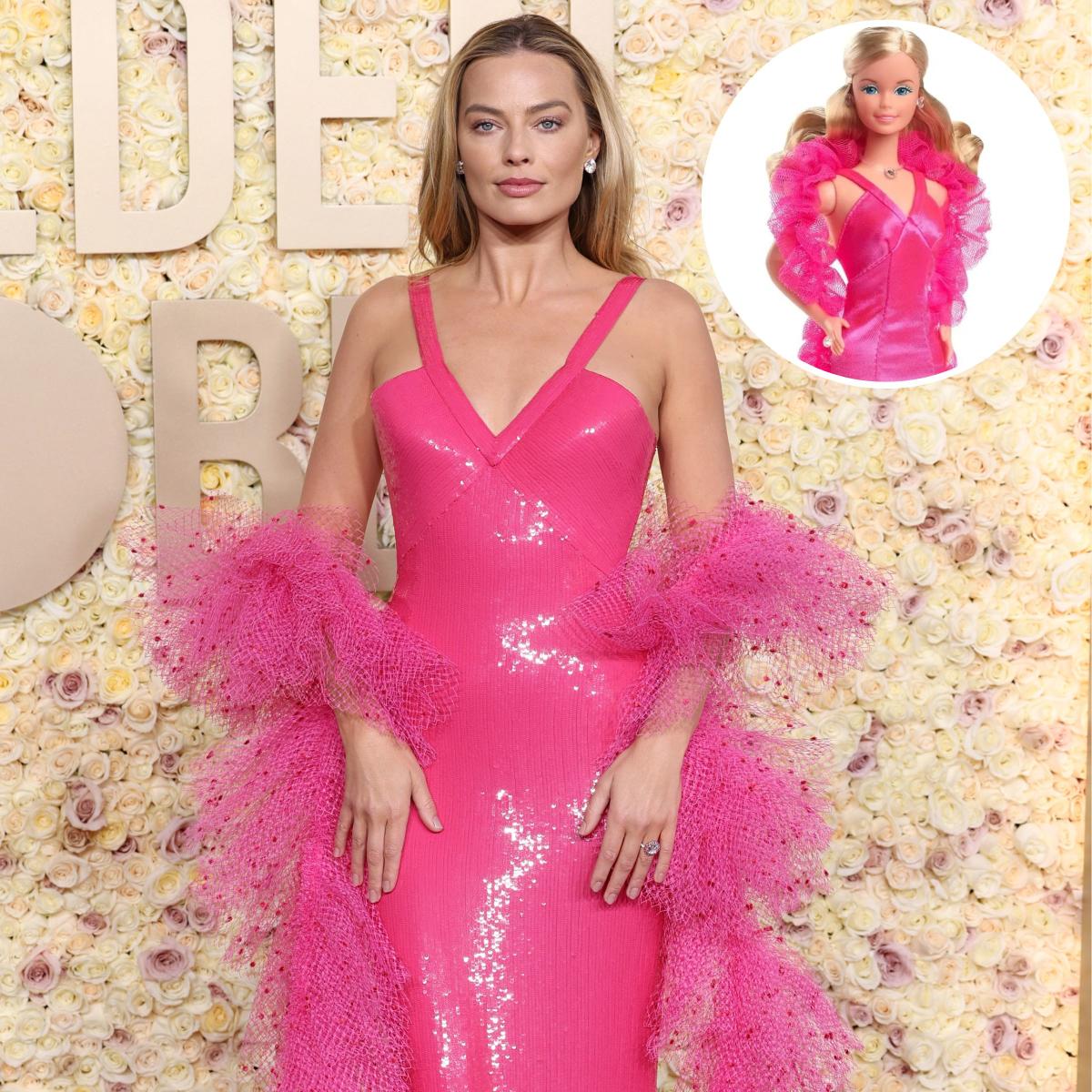 Margot Robbie Recreates 1977 Superstar Barbie Look on the Red Carpet of ...