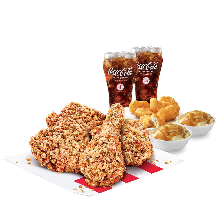 KFC - Parmesan Truffle Chicken 4pcs Buddy Meal 