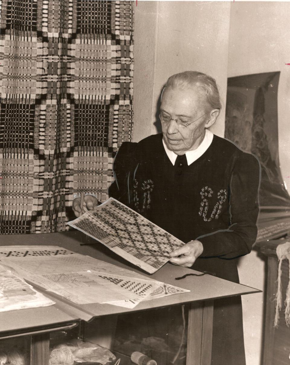 Frances Goodrich founded Allanstand Community Center in 1895 and later Allanstand Cottage Industries, which donated its assets to the Southern Highland Craft Guild.