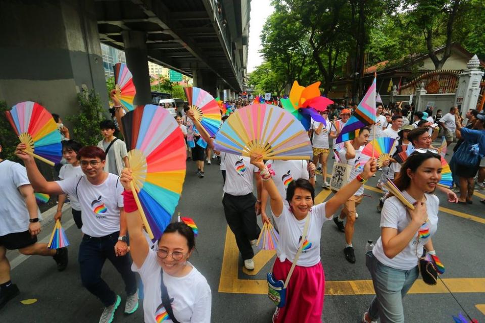 gallery photos Bangkok Thailand Right to Love Celebration LGBTQ Pride Parade June 1st 2024