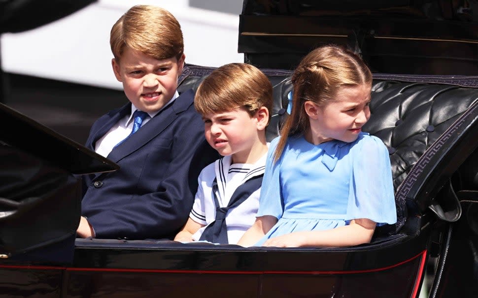 Prince George, Princess Charlotte and Prince Louis